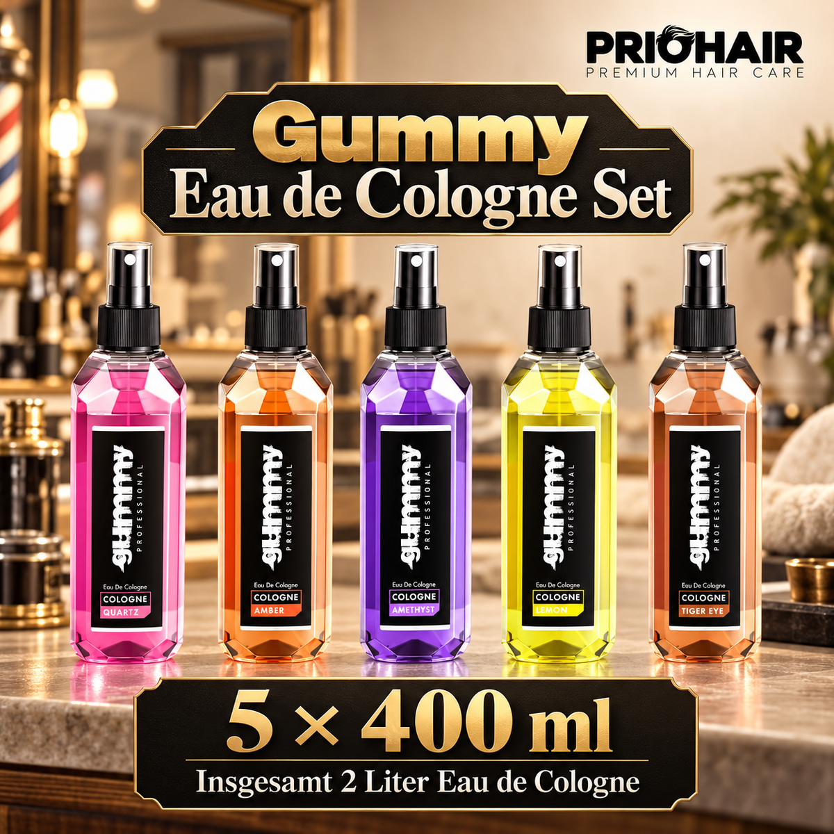 Gummy Eau de Cologne Set