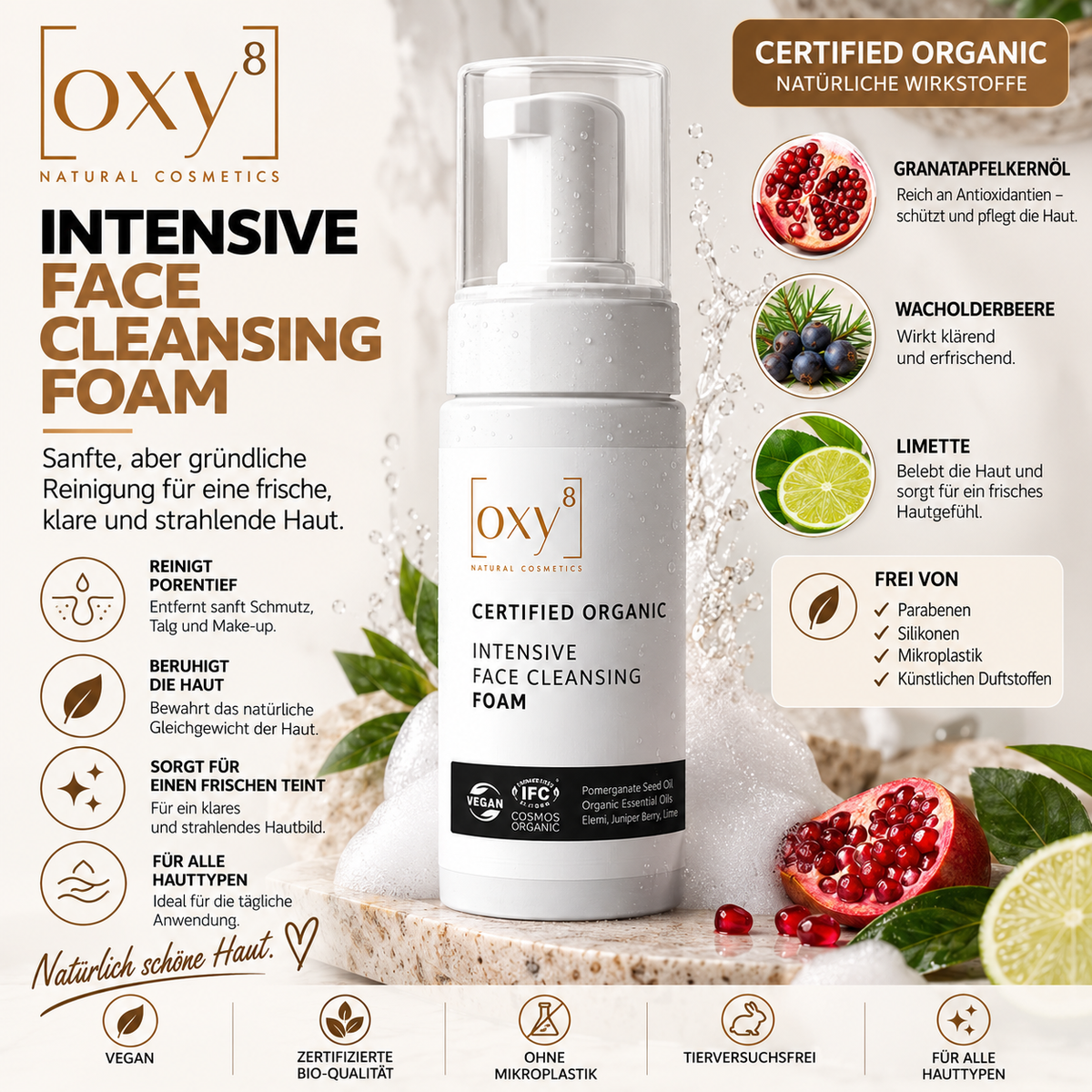 Intensive Face Cleansing Foam 150ml