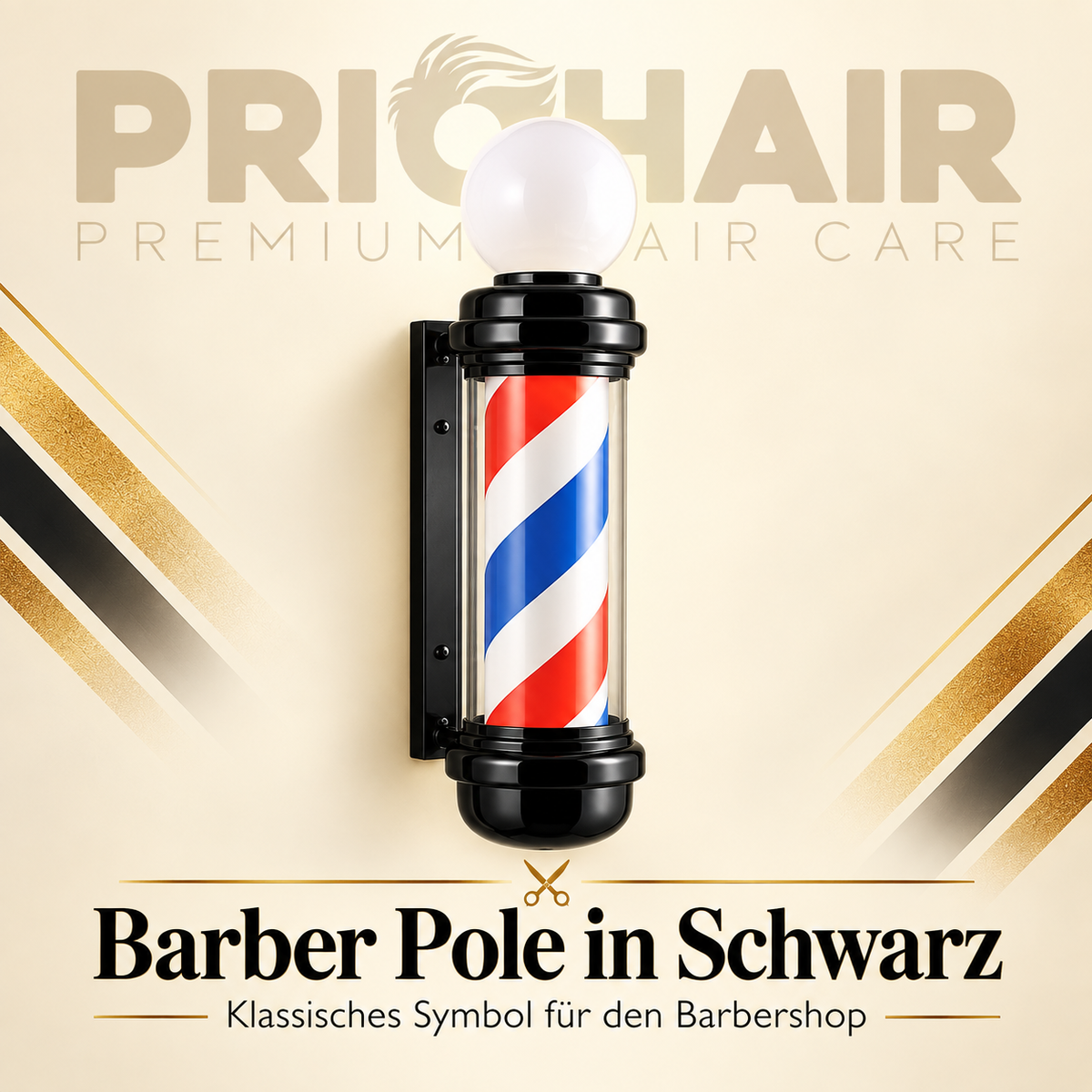 Barber LED Leuchte drehend G-1395