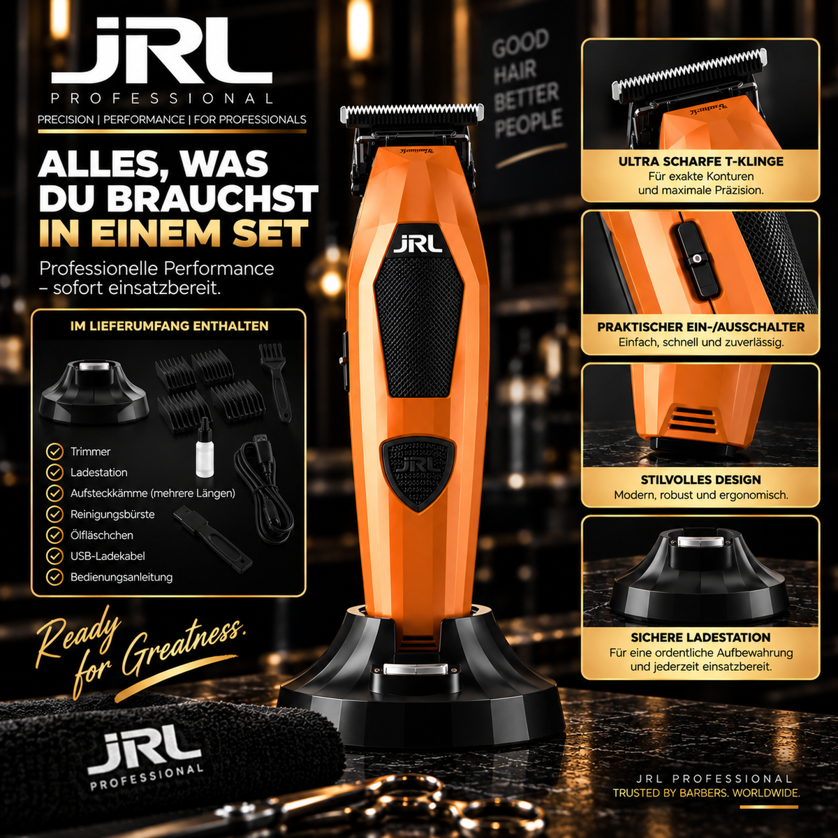 JRL-Diamante Trimmer Orange