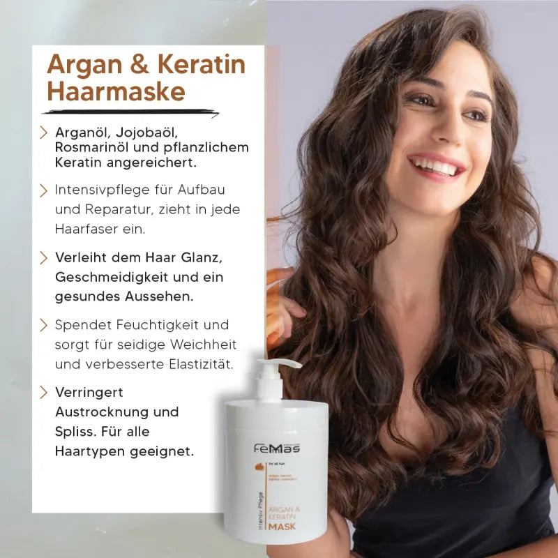 Argan & Keratin Maske