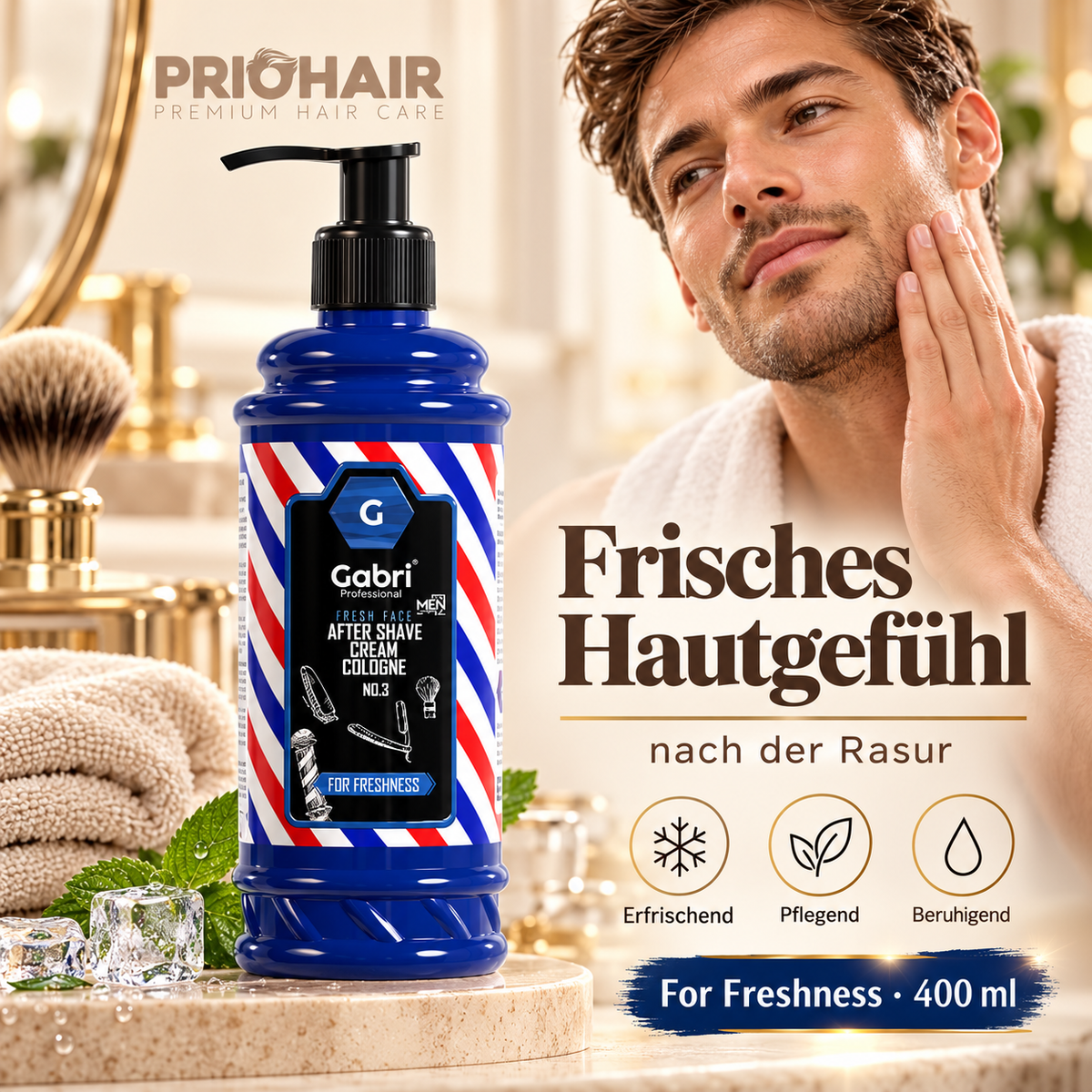 Aftershave Cream Cologne 400ml