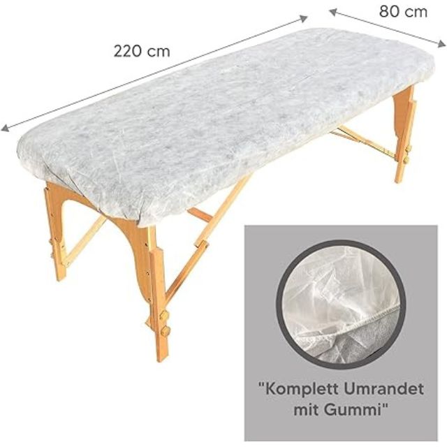 Einweg Bettlaken mit Gummi