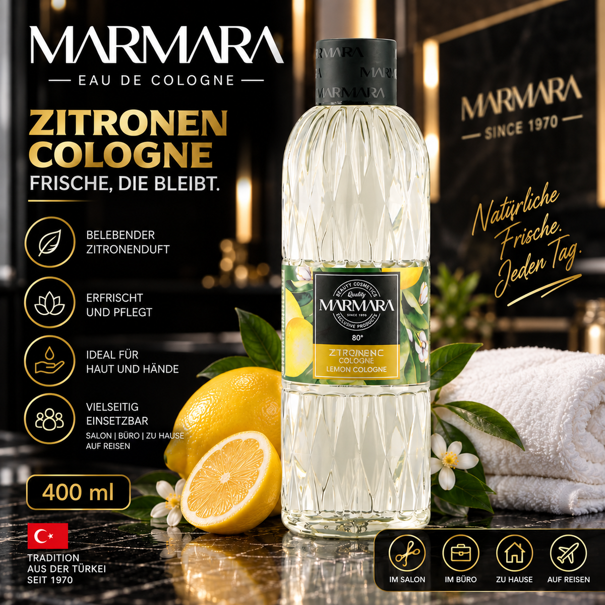 Lemon Cologne Zitrone 400ml