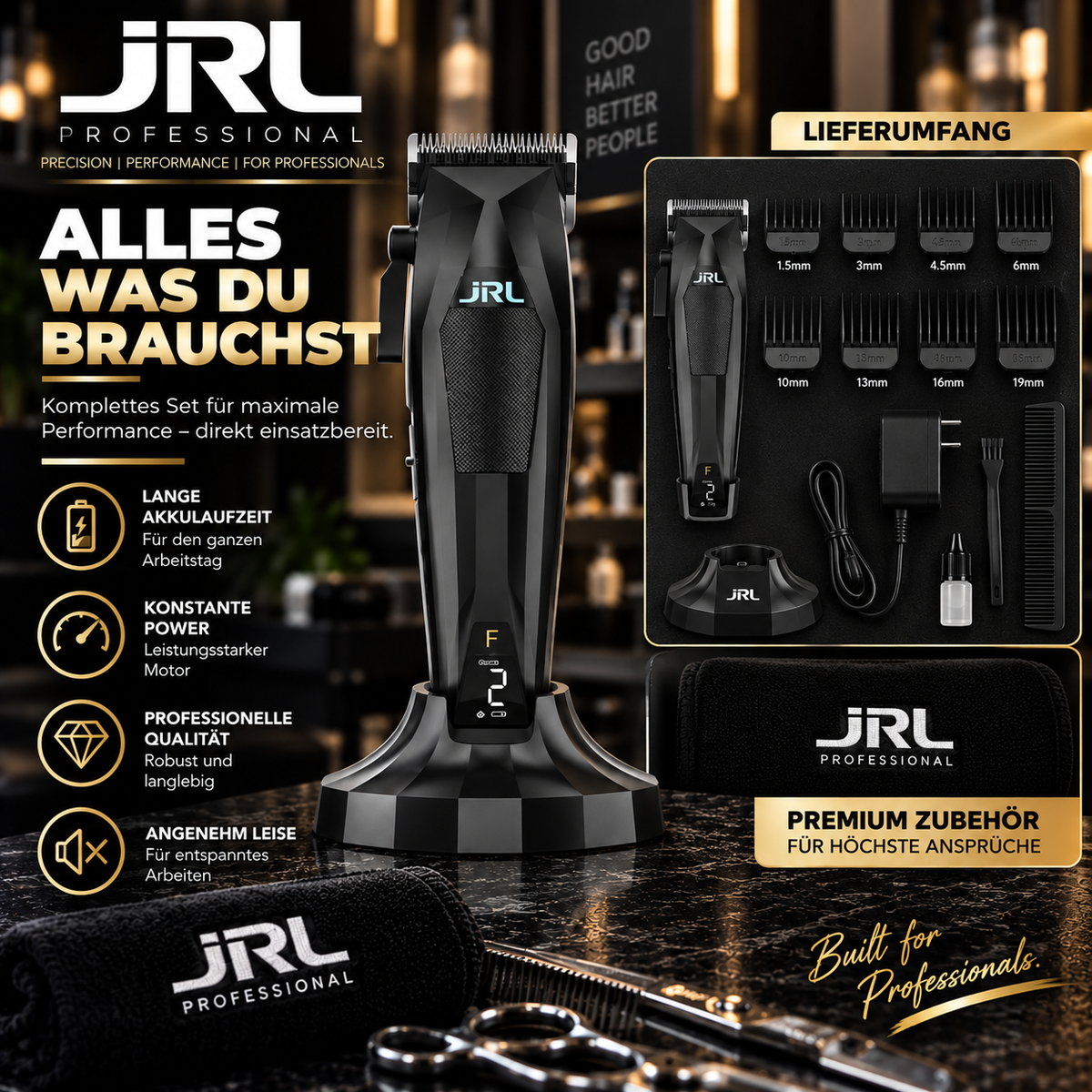JRL-Diamante Clipper Schwarz