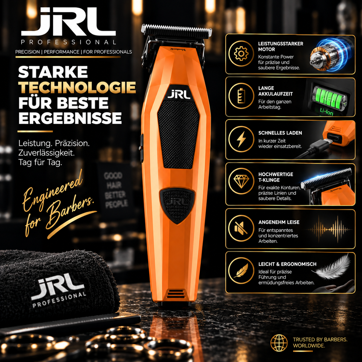 JRL-Diamante Trimmer Orange