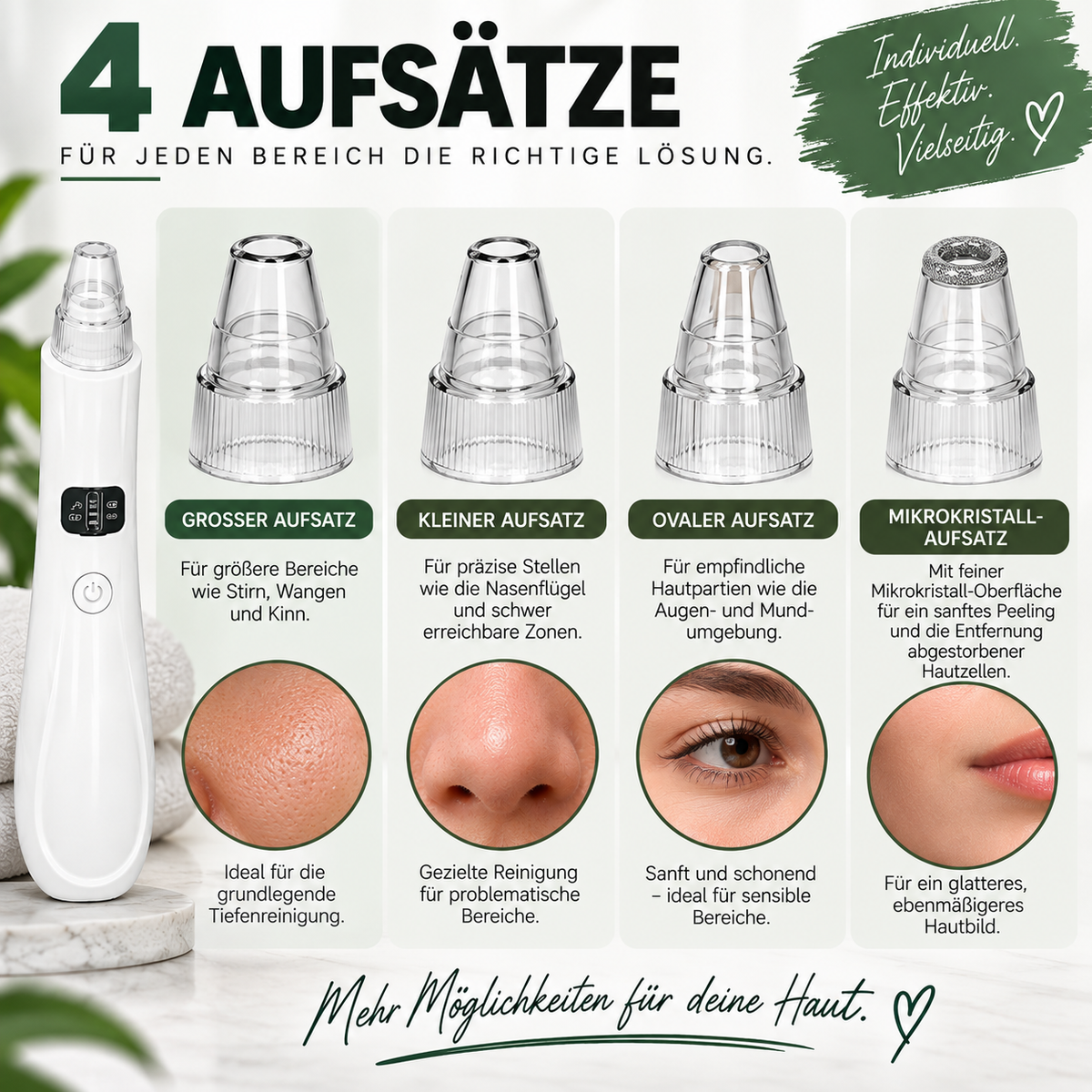 Vakuum Gerät Gesichtsreiniger Porenreiniger G1436