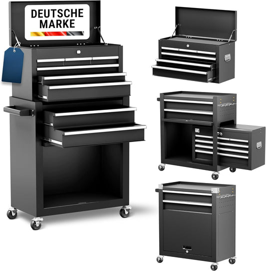 Barber-Werkzeugwaagen 8xSchubladen