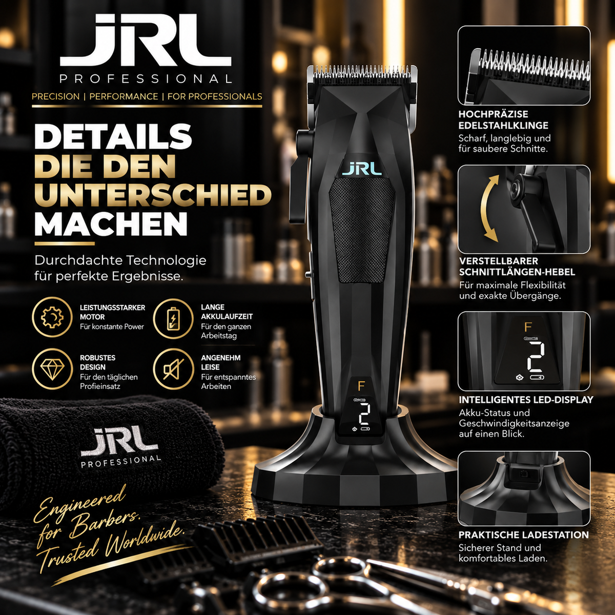 JRL-Diamante Clipper Schwarz