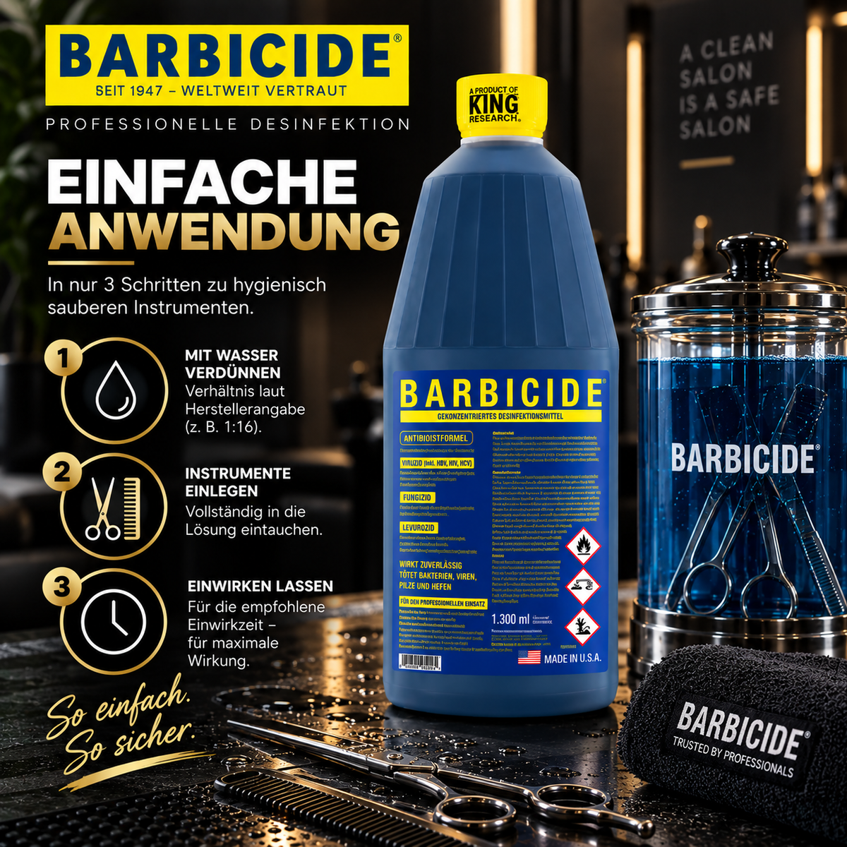 Barbicide Desinfektionsmittel 1,89 L