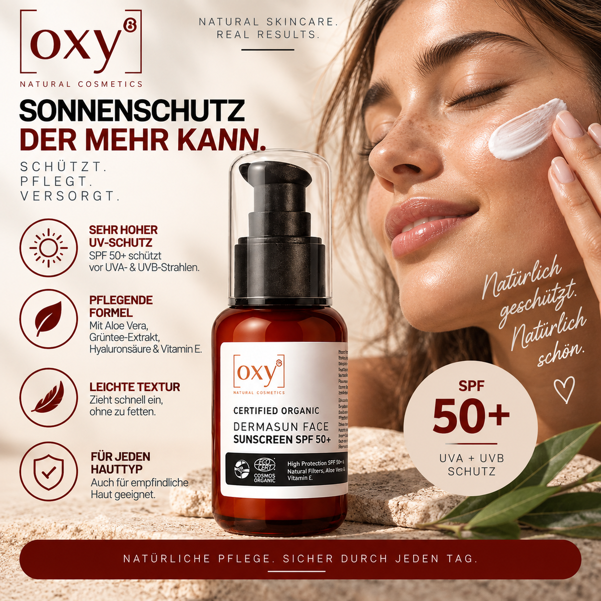Dermasun Sonnenschutz Gesichtskreme SPF 50+ 50ml