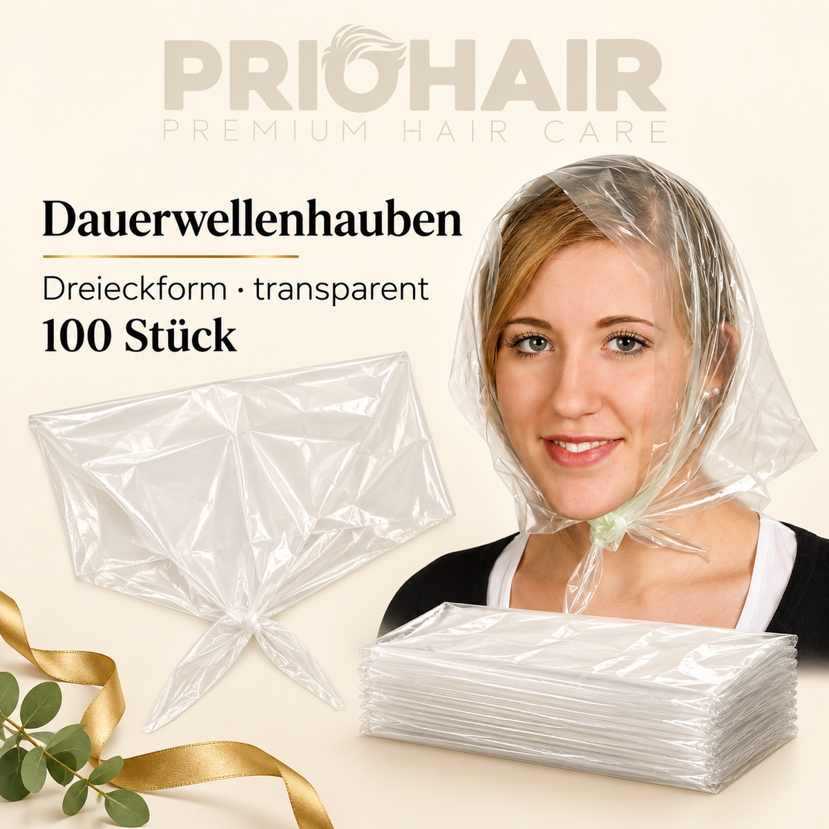 Dauerwelle Dreieck Einweghaube 100er Beutel