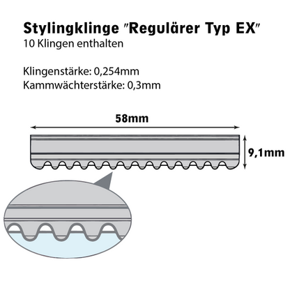 Feather Stylng Blades Klingen 10st