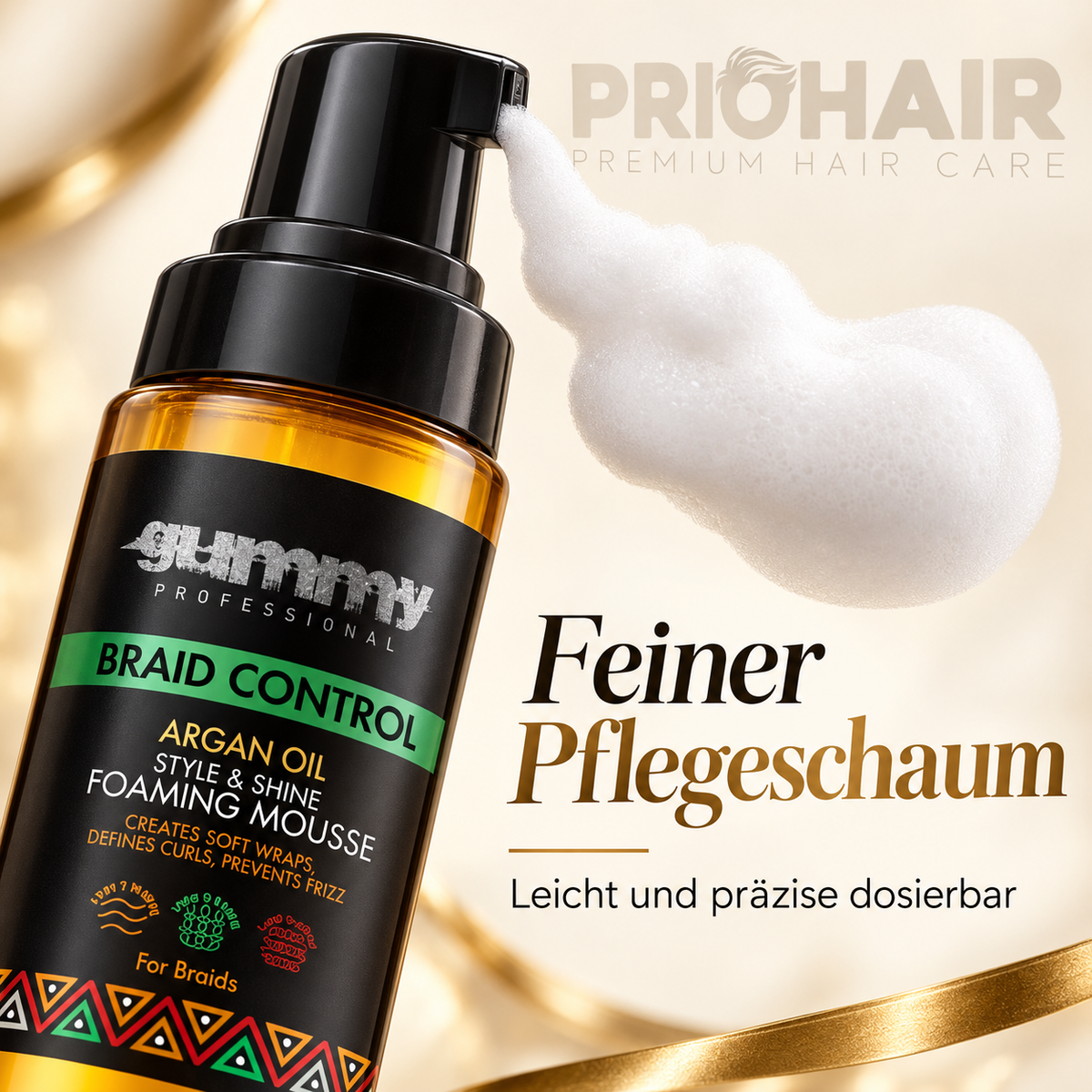 Braid Control Foaming Argan 200ml