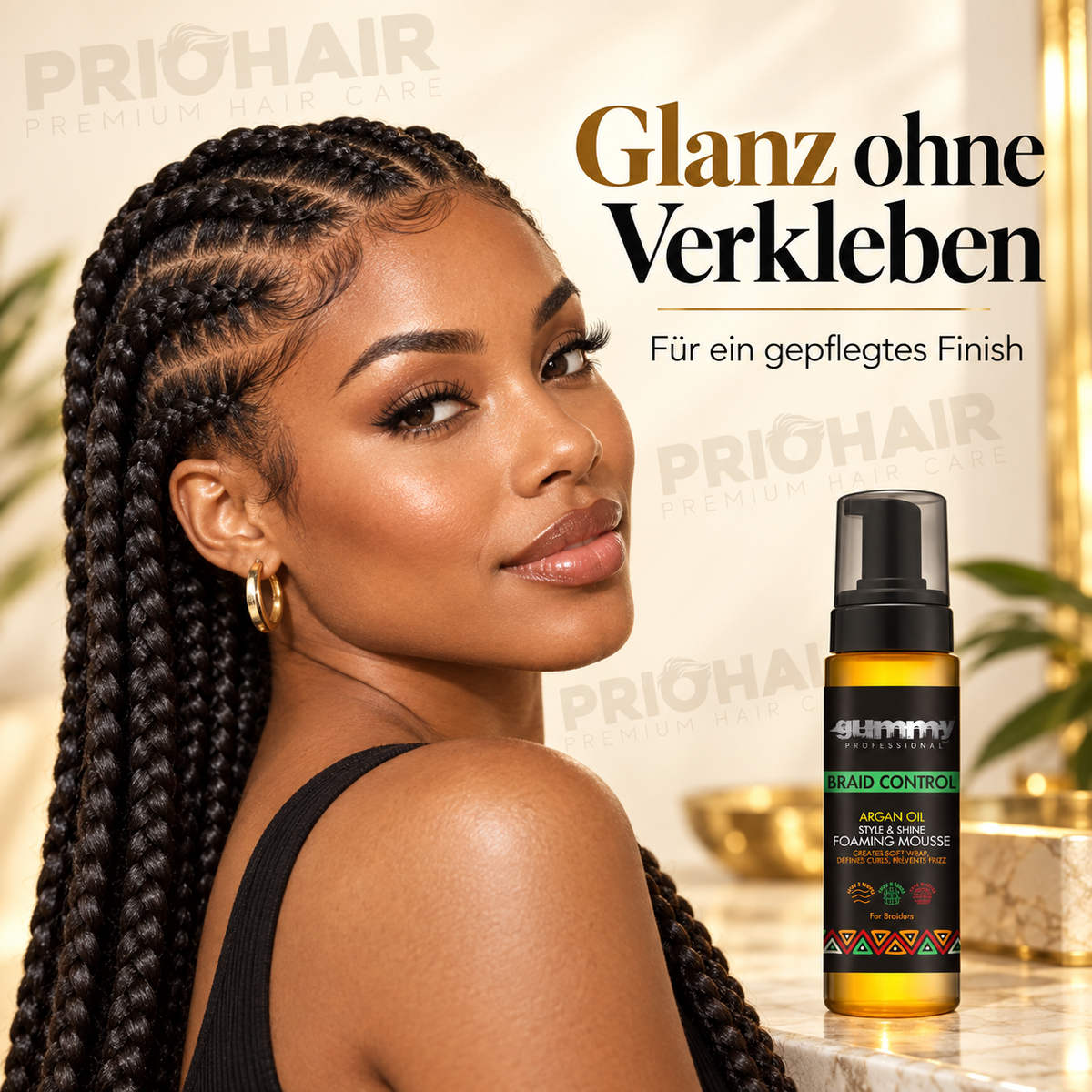 Braid Control Foaming Argan 200ml