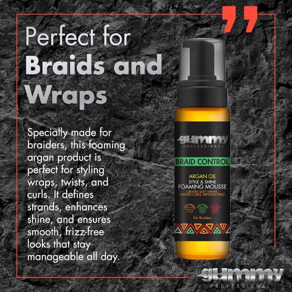 Braid Control Foaming Argan 200ml