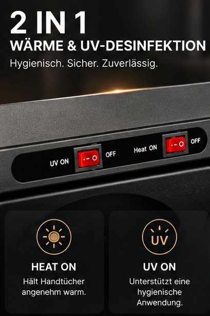 Handtuchwärmer und Sterilisator