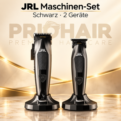 JRL Diamante Clipper & Trimmer Combo Set - Schwarz