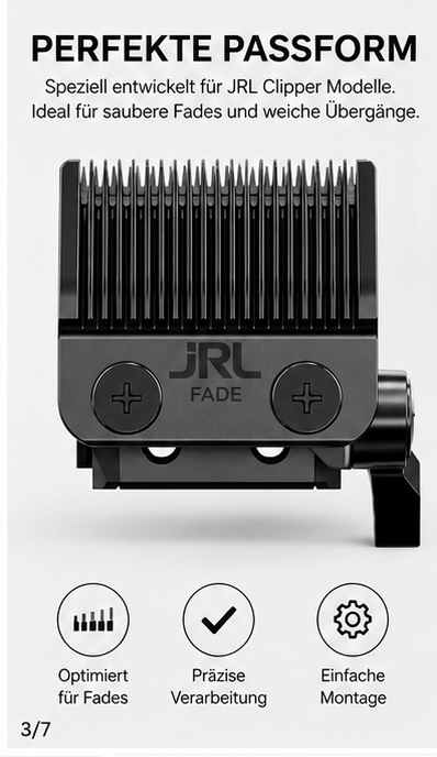 JRL Diamante Clipper Scherekopf EZ-Gap Fade Precision Ersatzklinge