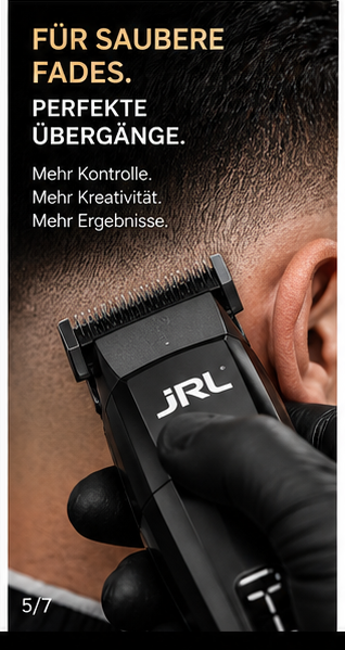 JRL Diamante Clipper Scherekopf EZ-Gap Fade Precision Ersatzklinge