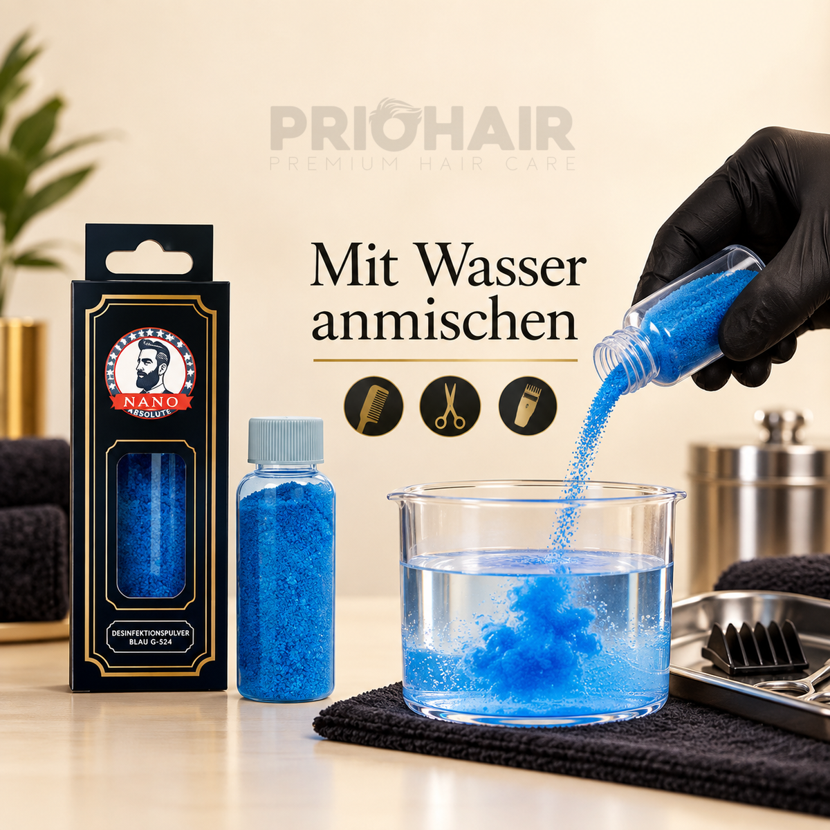 Desinfektionspulver Blau G-524