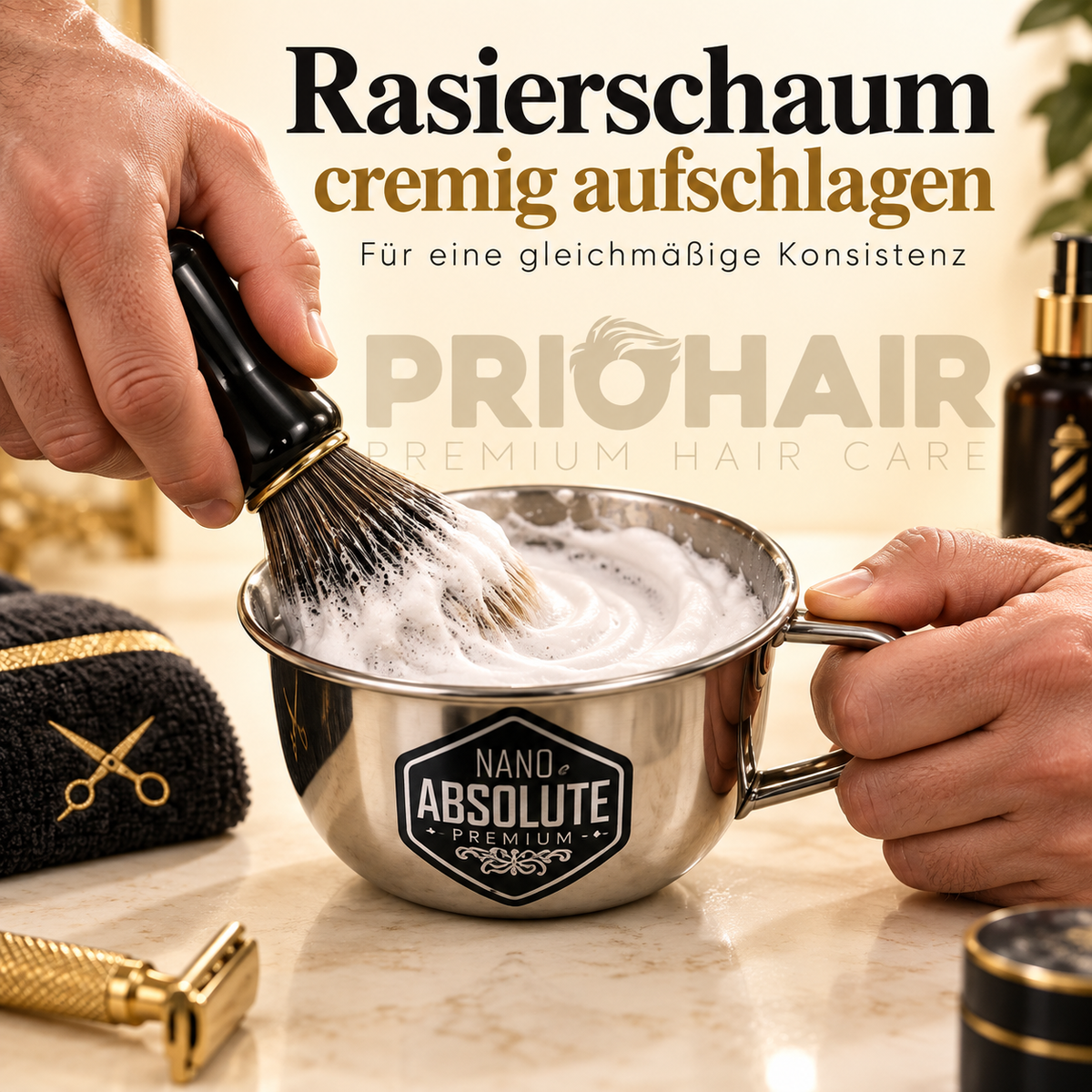 Rasiertasse mit Griff G-485
