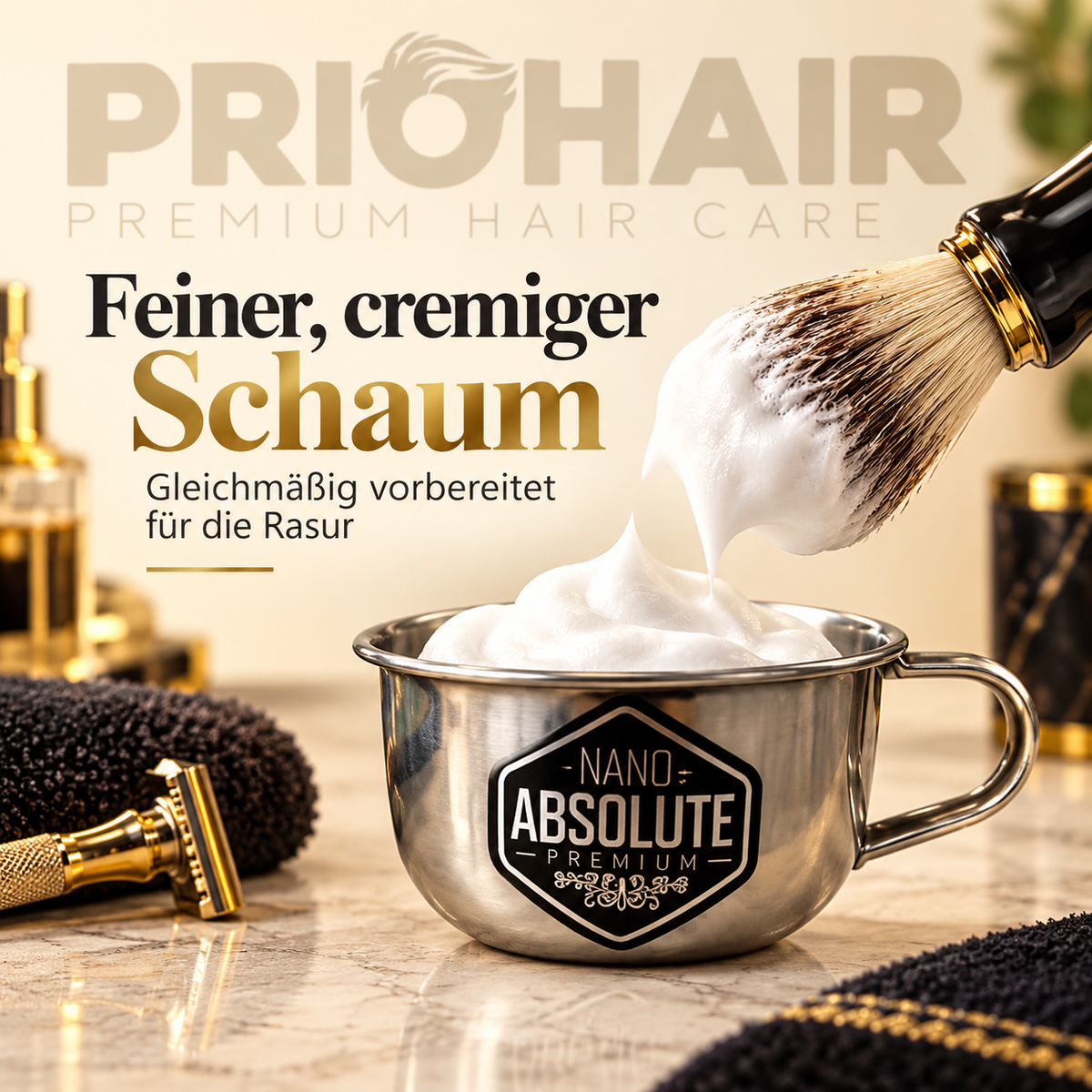 Rasiertasse mit Griff G-485