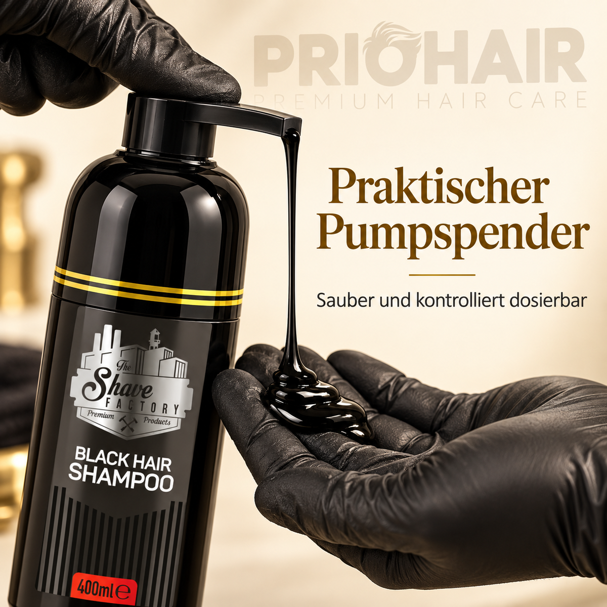 Black Hair Shampoo 400ml
