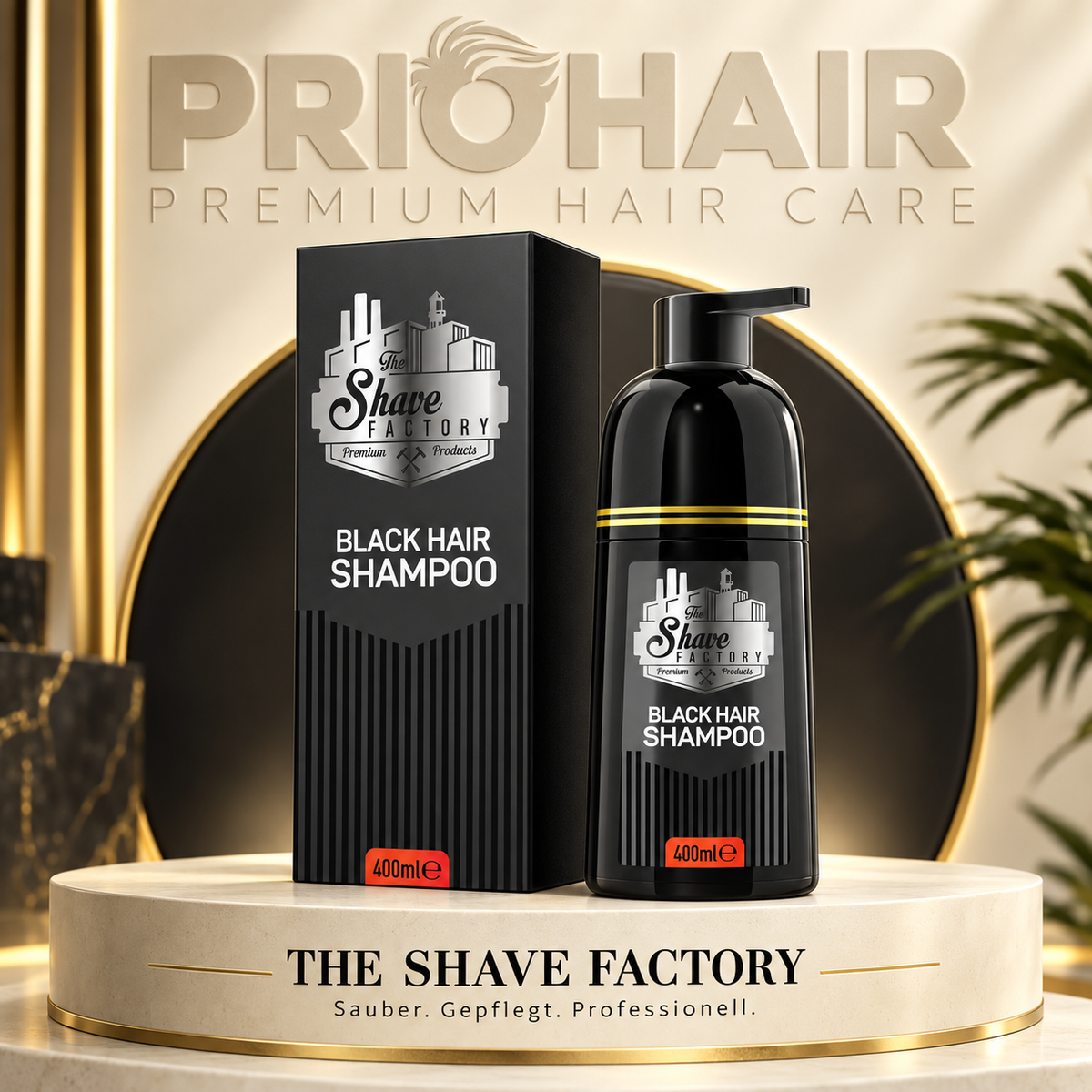Black Hair Shampoo 400ml