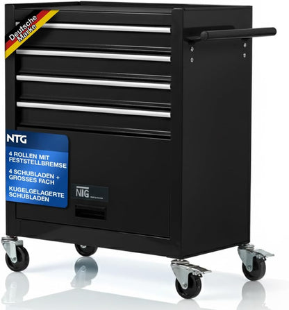 Barberwerkzeugwagen 4 Schubladen 1 Fach