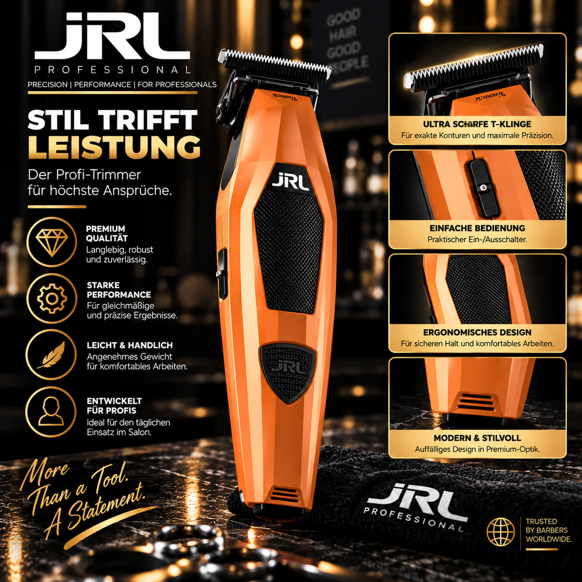 JRL-Diamante Trimmer Orange