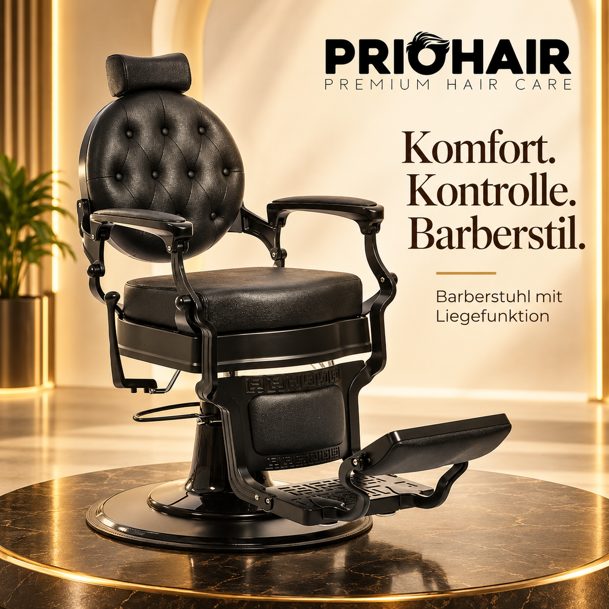 Barberstuhl  Mae Schwarz