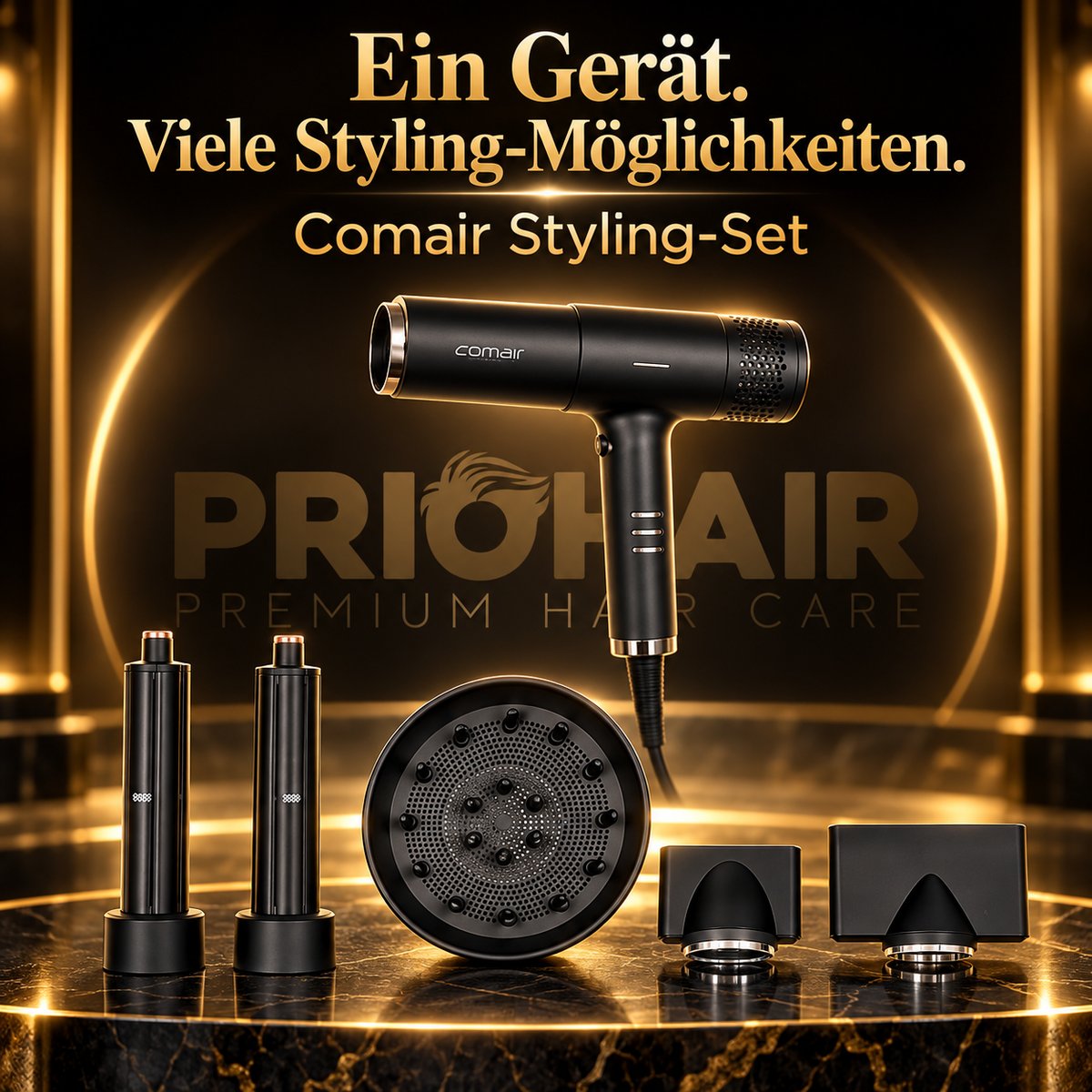 Haartrockner T Magnetic Ionic Set mit 5-Aufsätzen