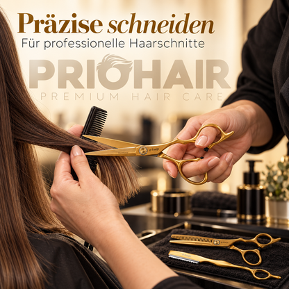 e-kwip Harmony Set Matt Gold Schere, Ausdünnschere, Razor
