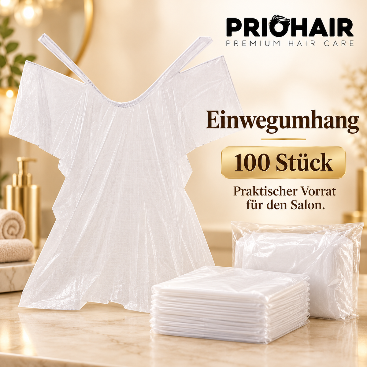 Einwegumhang 140x 100cm 100er