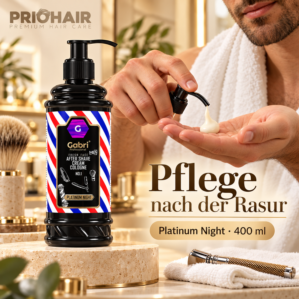 Aftershave Cream Cologne 400ml