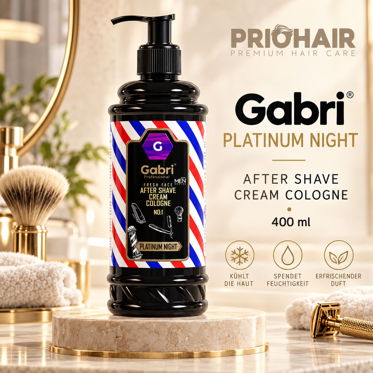 Aftershave Cream Cologne 400ml