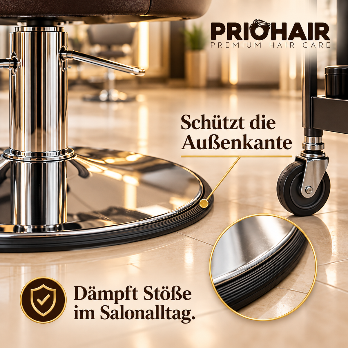 Gummi-Ring für Friseurstühle