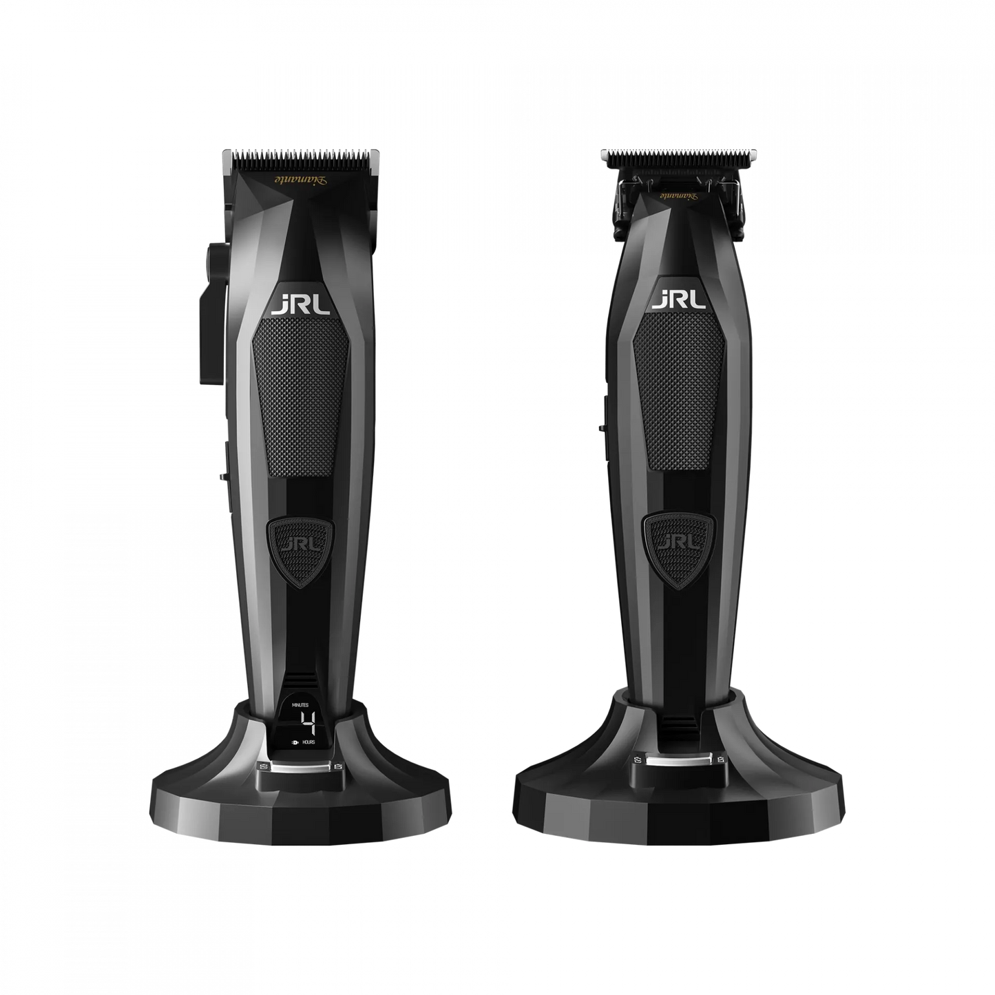 JRL Diamante Clipper & Trimmer Combo Set - Schwarz