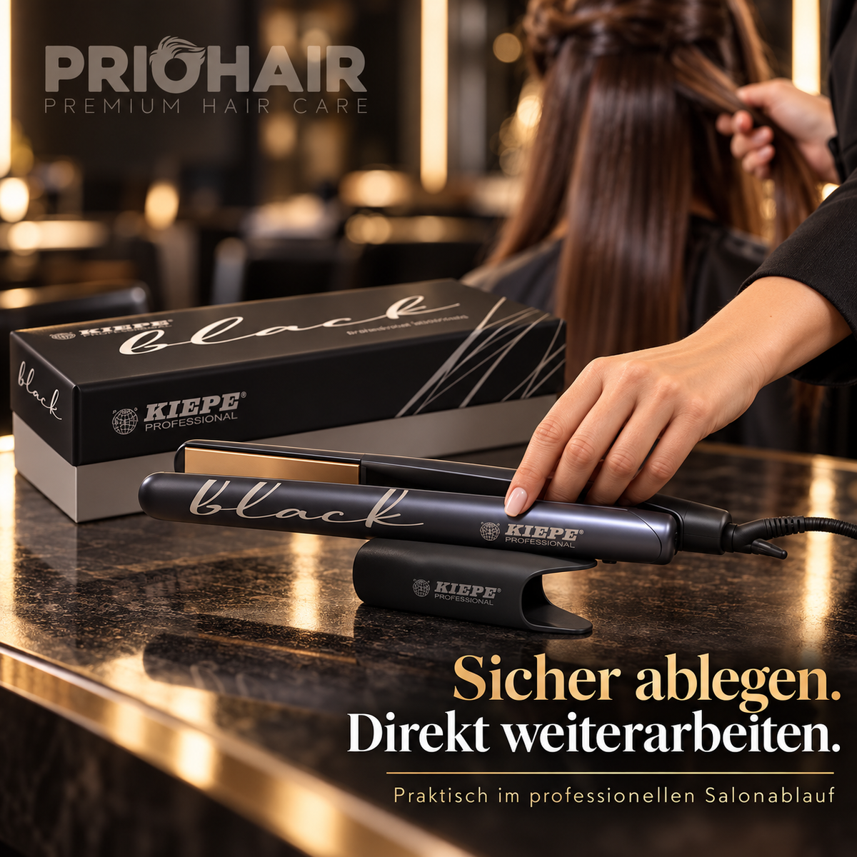 Glätteisen Schwarz 8178B