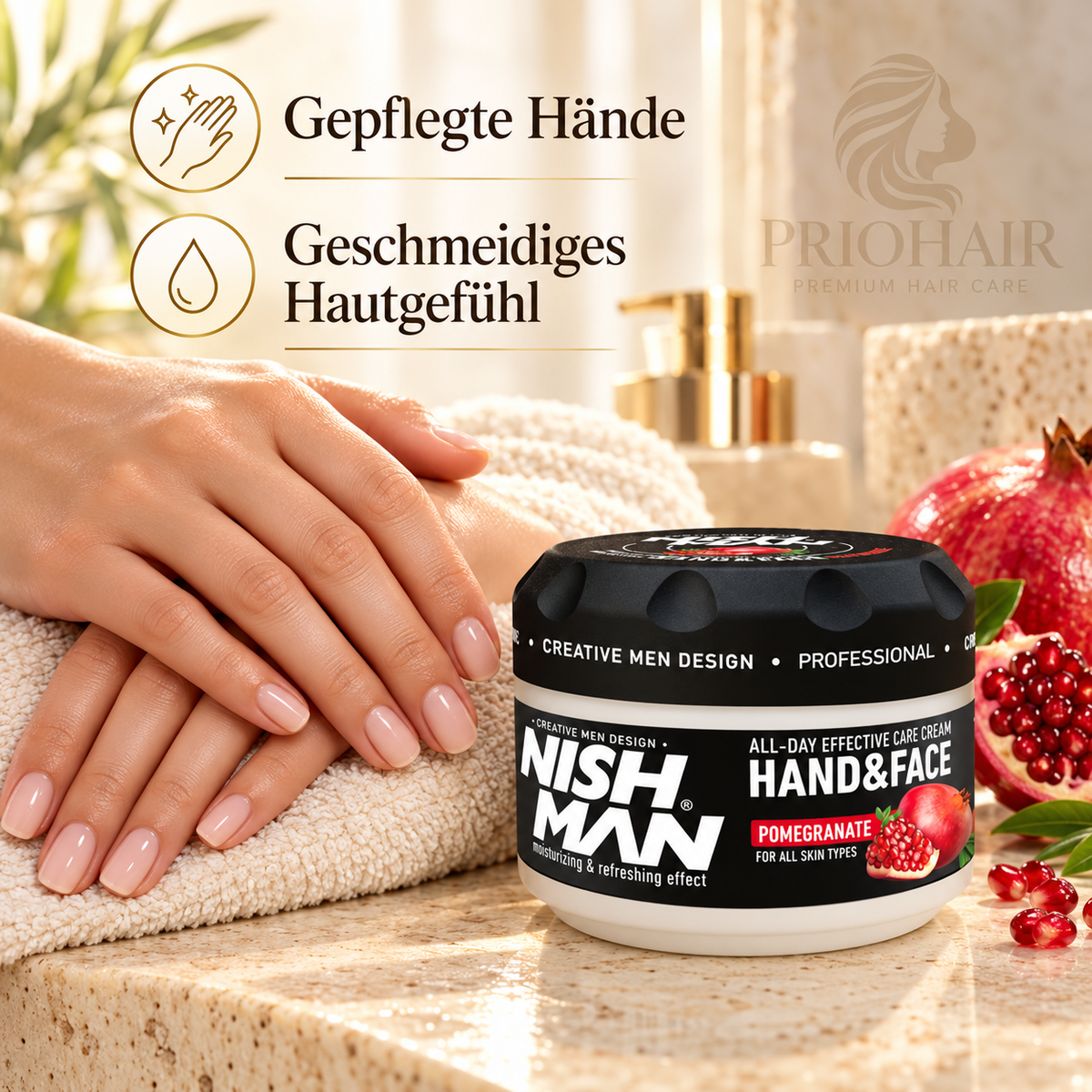 Hand und Gesichtskreme