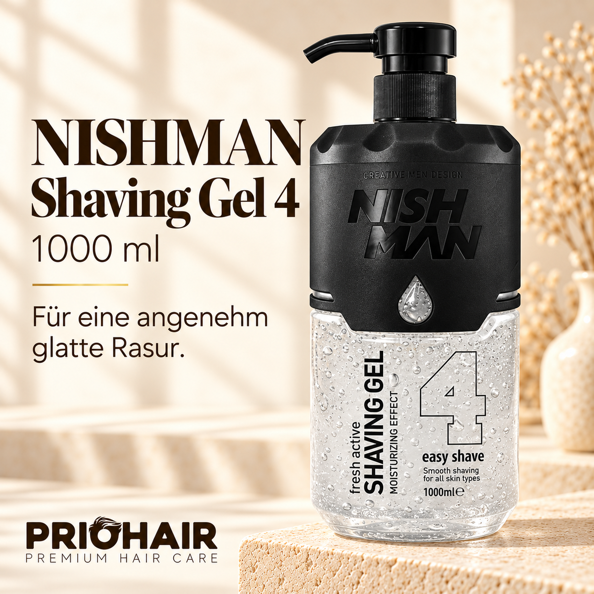 Rasiergel  Easy Shave 1000ml