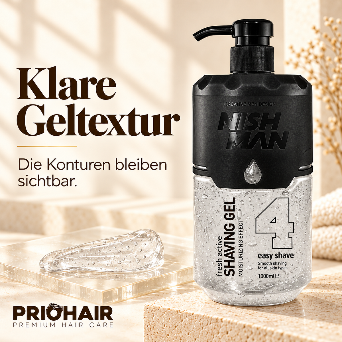 Rasiergel  Easy Shave 1000ml